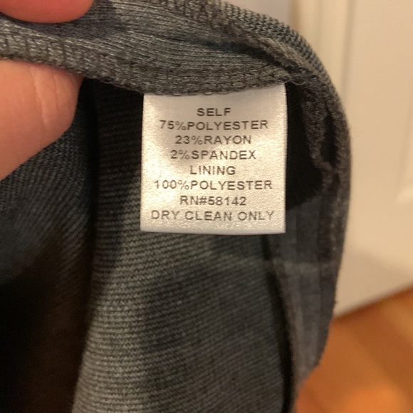 London Times gray stretchy dress - Picture 4 of 4